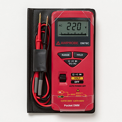 Multimetro digital de bolsillo con detección de voltaje PM55A - Techmaster  de Mexico