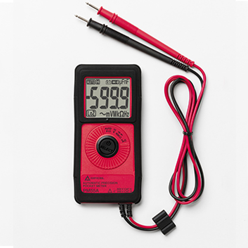 Multimetro digital de bolsillo con detección de voltaje PM55A – Techmaster de