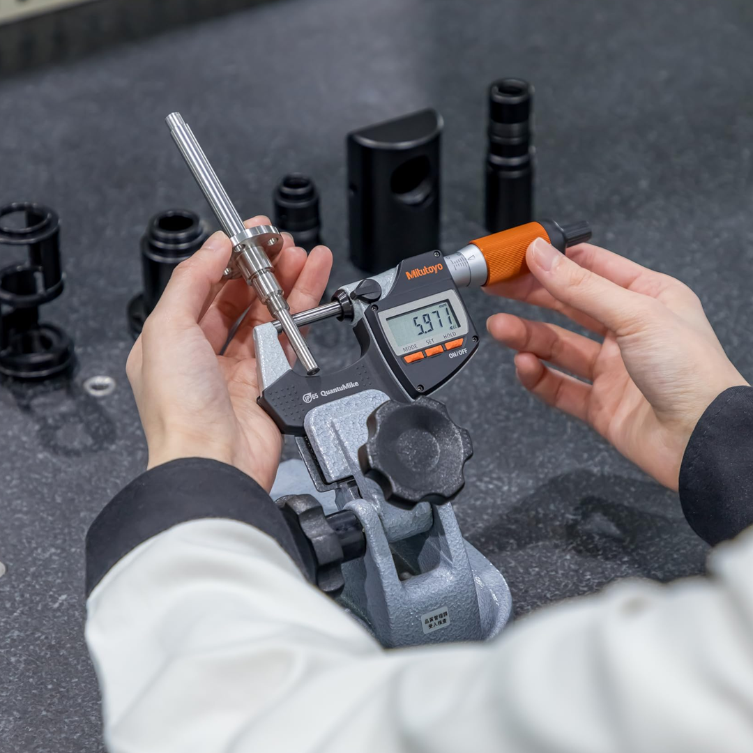 Micrómetro Digimatic de alta velocidad y exactitud QuantuMike