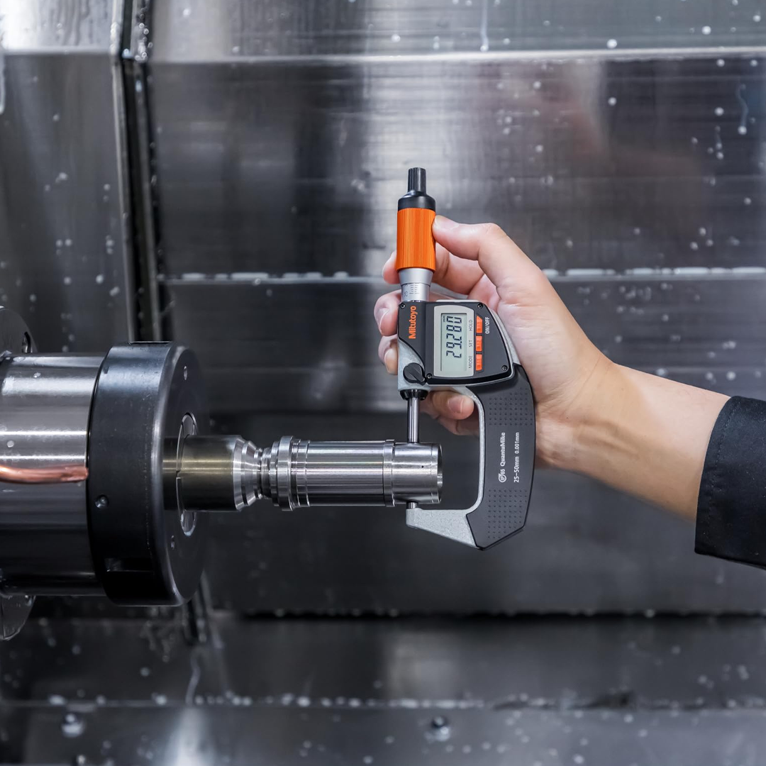 Micrómetro Digimatic de alta velocidad y exactitud QuantuMike