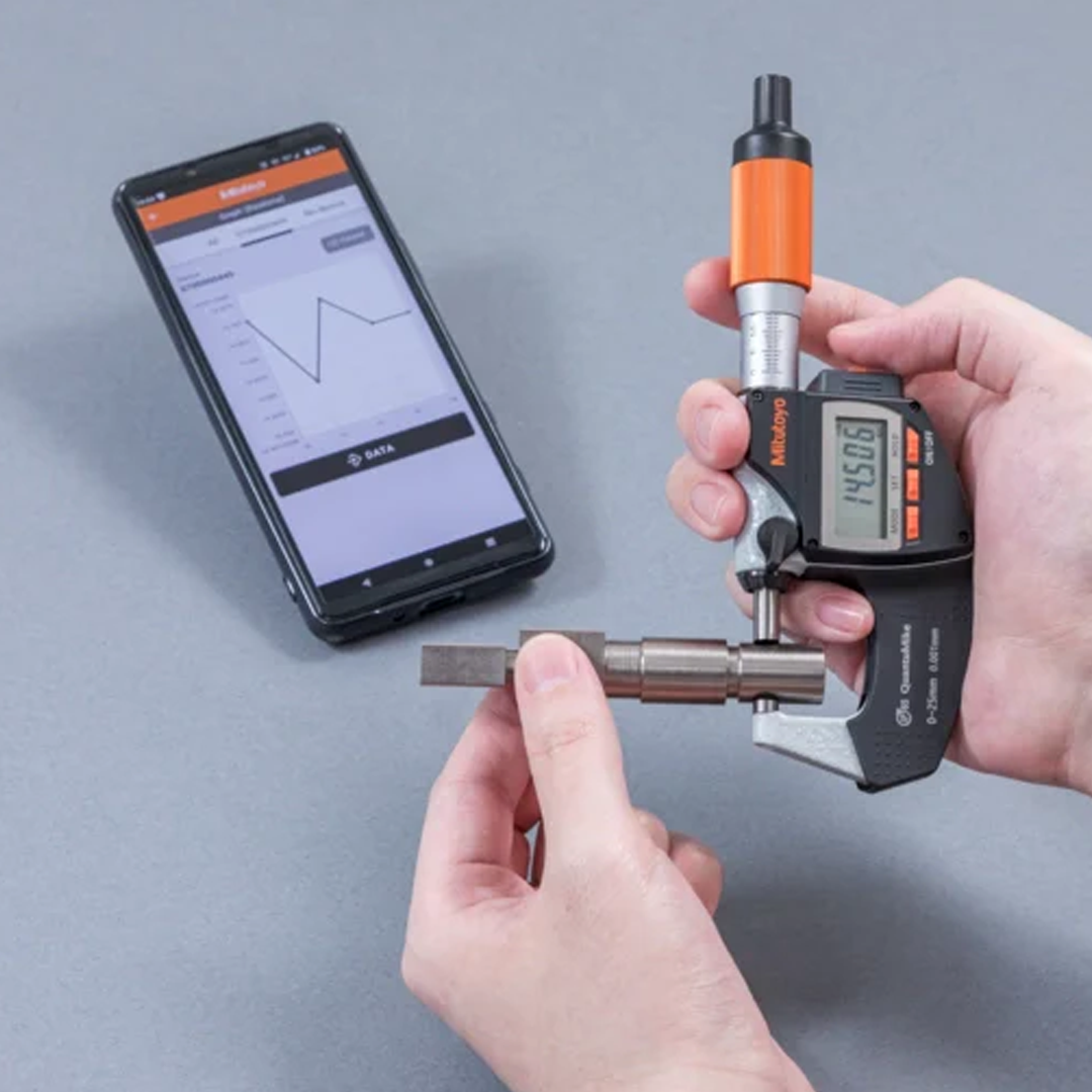 Micrómetro Digimatic de alta velocidad y exactitud QuantuMike