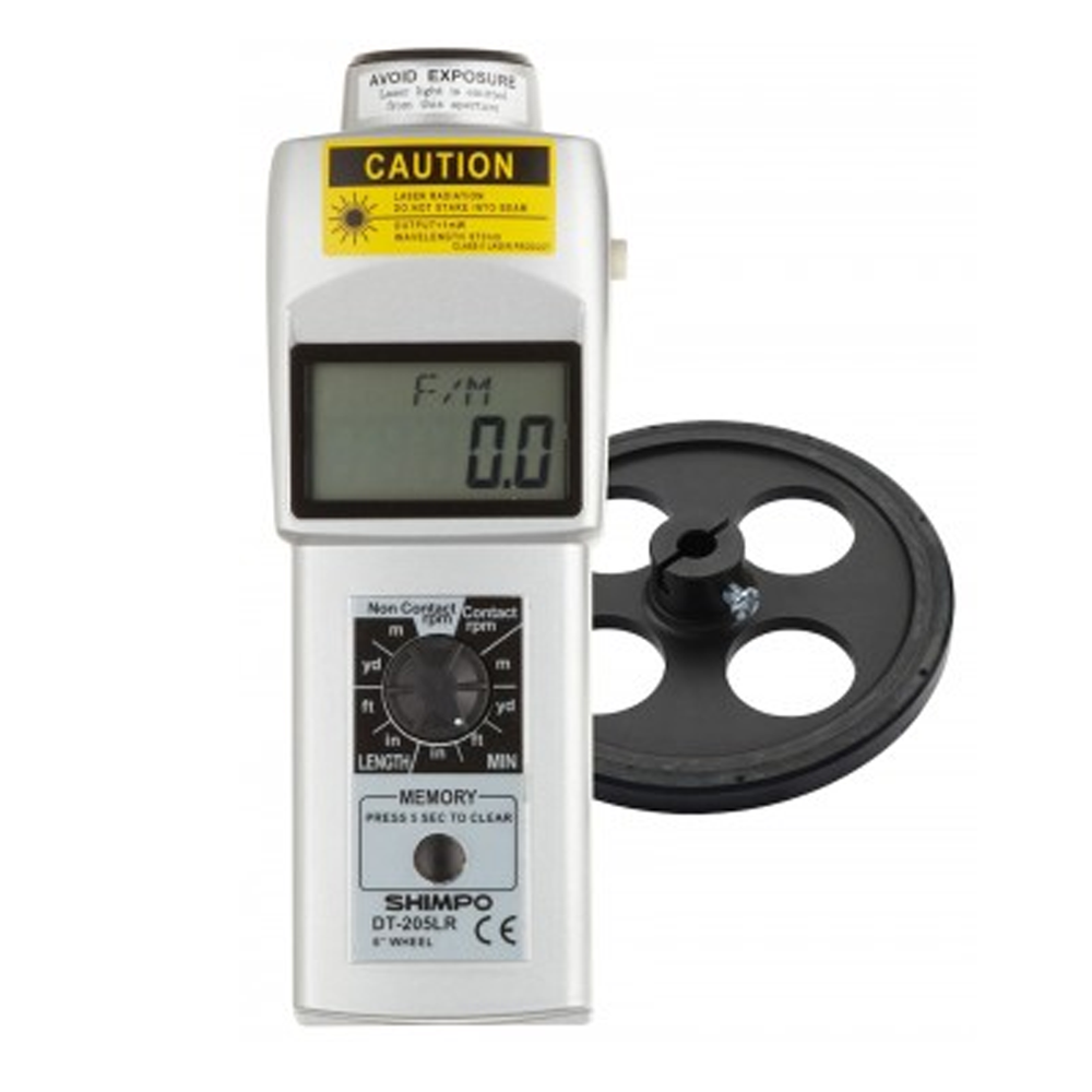 Tacómetro Shimpo DT-205LR