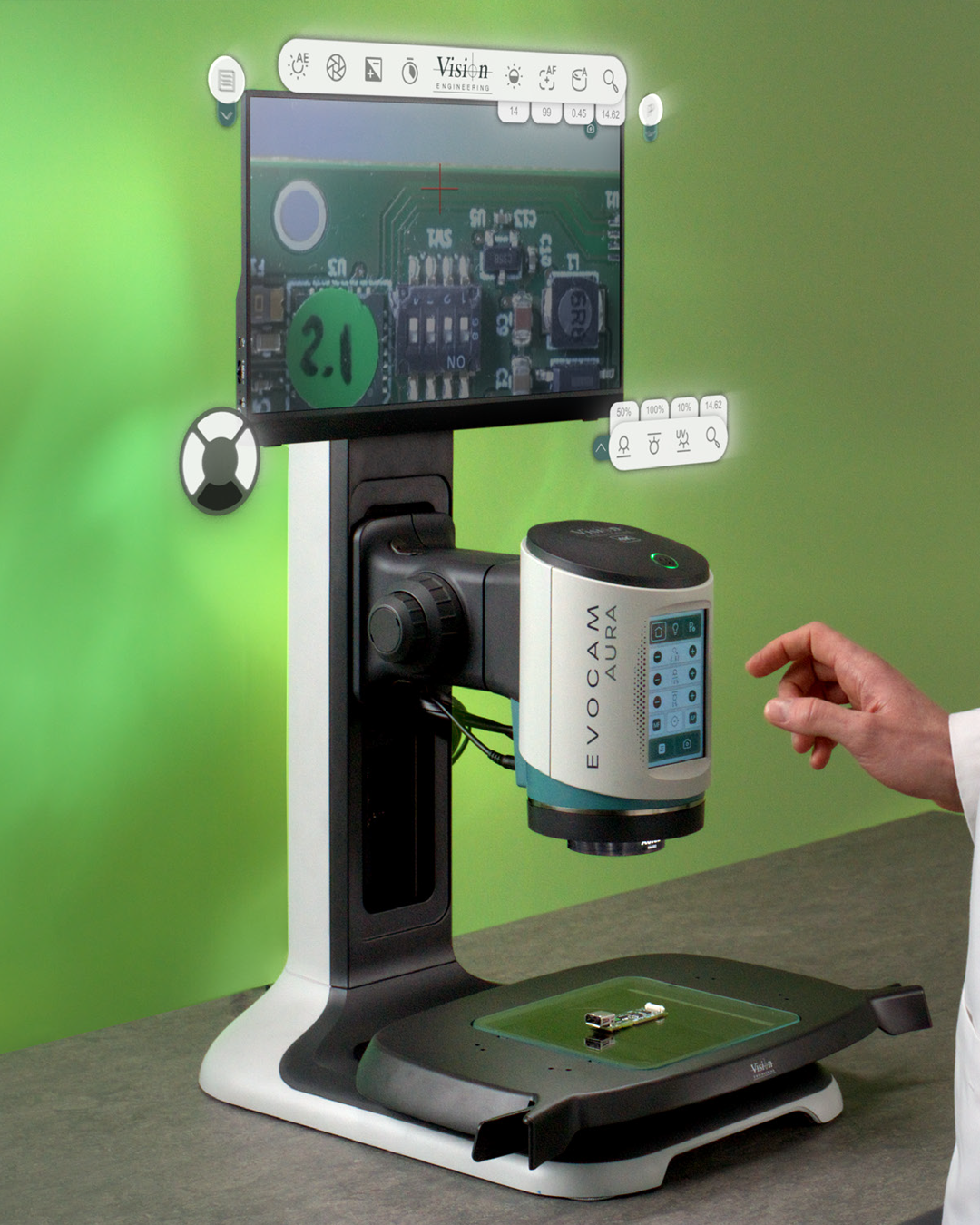 Microscopio digital EVO Cam AURA