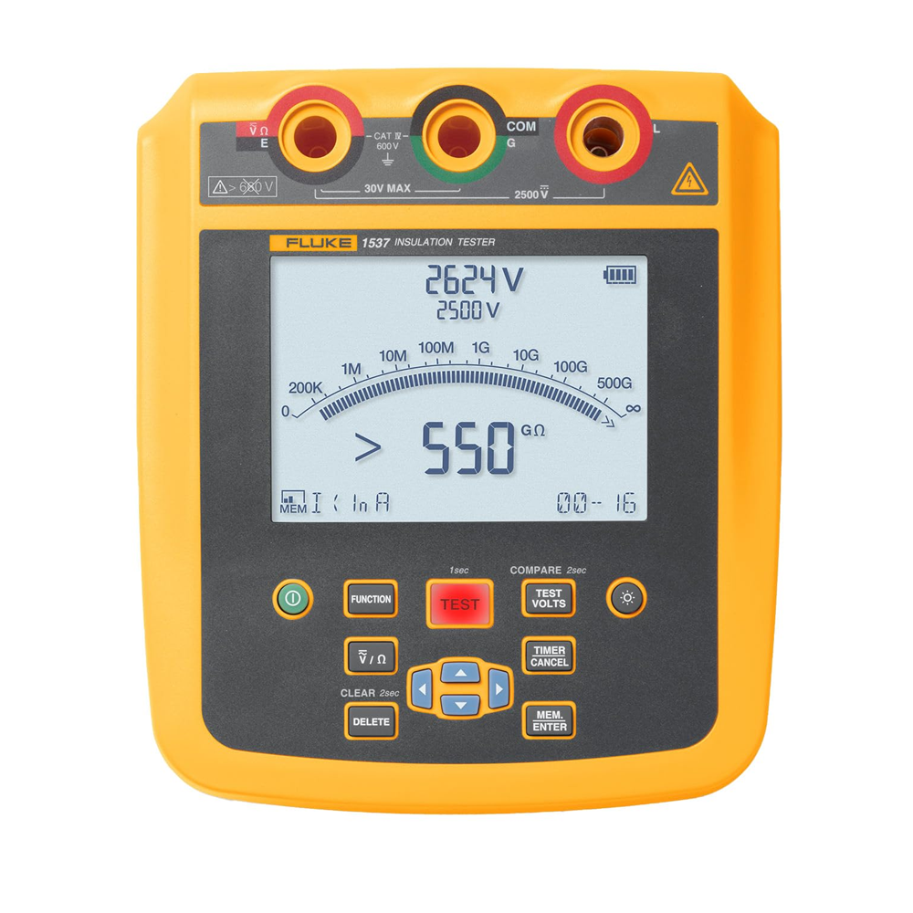 Comprobador de resistencia de aislamiento Fluke 1537