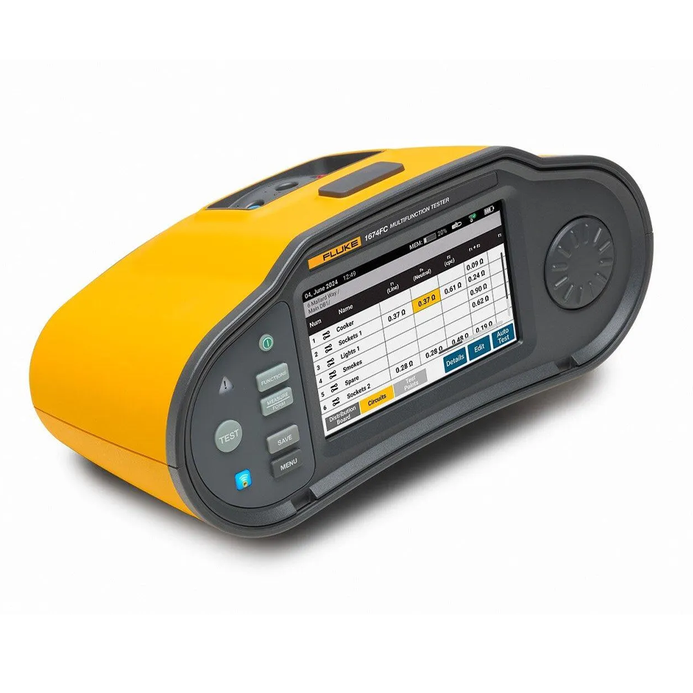 Comprobadores de instalaciones multifunción de la serie 1670 de Fluke