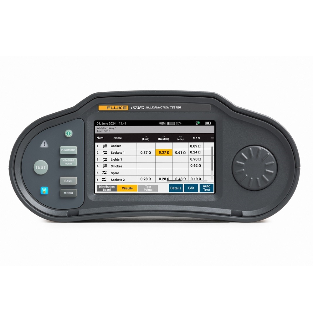 Comprobadores de instalaciones multifunción de la serie 1670 de Fluke