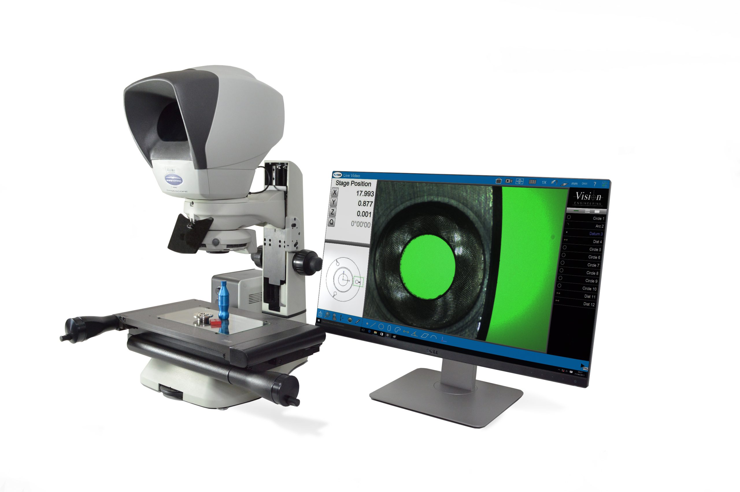 Sistema de medición ópticas y de video Swift PRO Duo